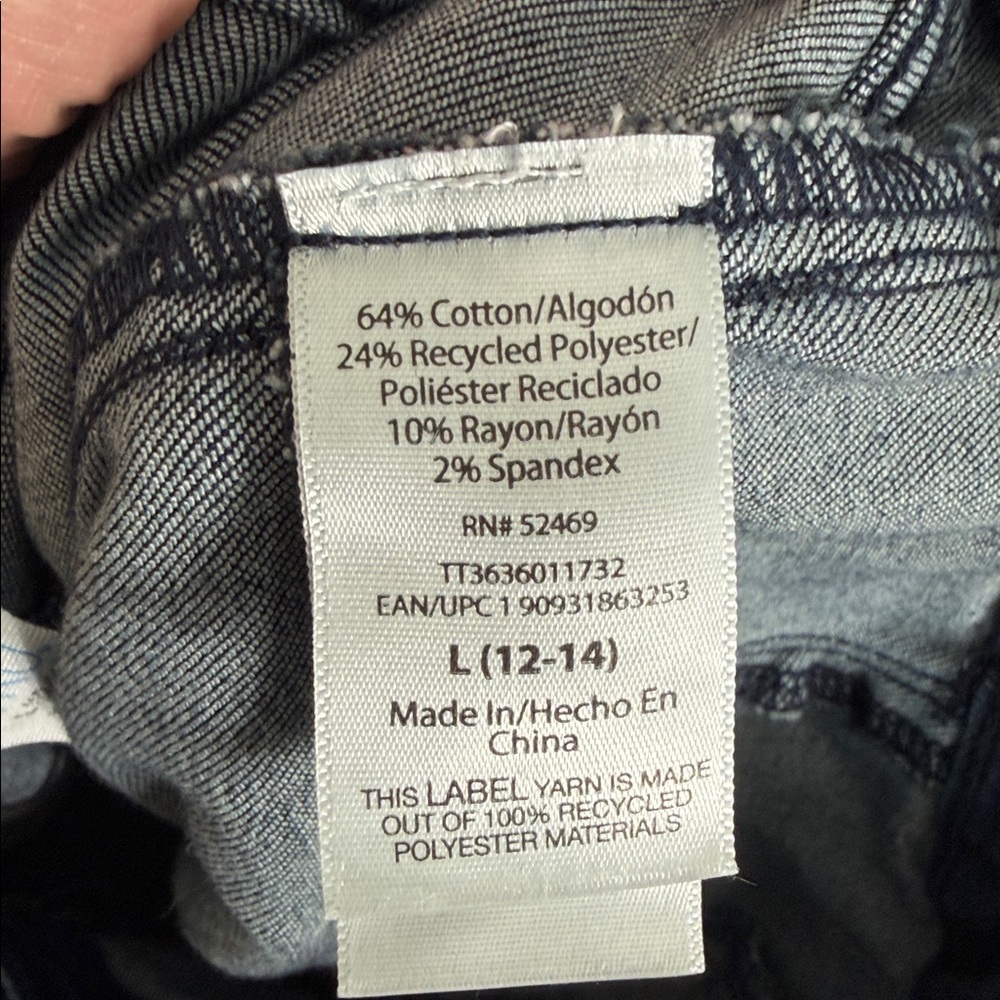 Time and Tru Deep Indigo Pull On Jeans - Picture 7 of 7